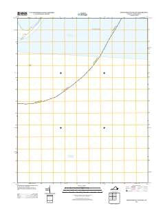 Chincoteague East OE S Virginia Historical topographic map, 1:24000 scale, 7.5 X 7.5 Minute, Year 2013