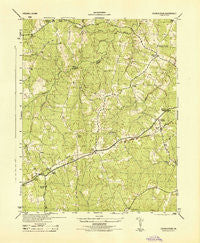 Church Road Virginia Historical topographic map, 1:31680 scale, 7.5 X 7.5 Minute, Year 1944