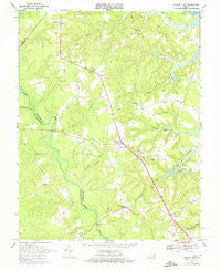 Church View Virginia Historical topographic map, 1:24000 scale, 7.5 X 7.5 Minute, Year 1968