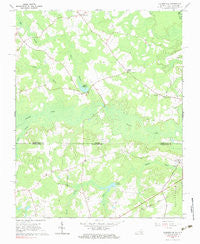 Claresville Virginia Historical topographic map, 1:24000 scale, 7.5 X 7.5 Minute, Year 1966