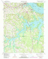 Clarksville South Virginia Historical topographic map, 1:24000 scale, 7.5 X 7.5 Minute, Year 1968