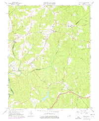 Clayville Virginia Historical topographic map, 1:24000 scale, 7.5 X 7.5 Minute, Year 1964