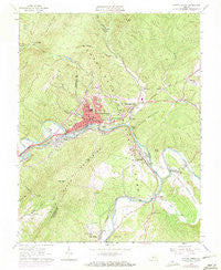 Clifton Forge Virginia Historical topographic map, 1:24000 scale, 7.5 X 7.5 Minute, Year 1962