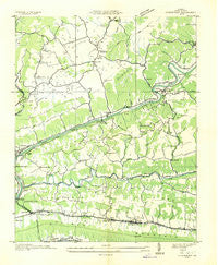 Clinchport Virginia Historical topographic map, 1:24000 scale, 7.5 X 7.5 Minute, Year 1935