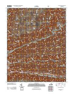 Clinchport Virginia Historical topographic map, 1:24000 scale, 7.5 X 7.5 Minute, Year 2011