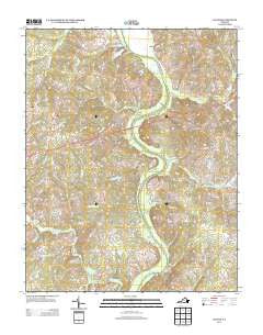 Clover Virginia Historical topographic map, 1:24000 scale, 7.5 X 7.5 Minute, Year 2013