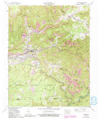 Coeburn Virginia Historical topographic map, 1:24000 scale, 7.5 X 7.5 Minute, Year 1957