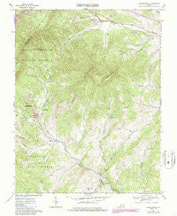 Collierstown Virginia Historical topographic map, 1:24000 scale, 7.5 X 7.5 Minute, Year 1967