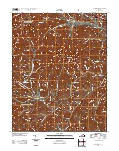 Collierstown Virginia Historical topographic map, 1:24000 scale, 7.5 X 7.5 Minute, Year 2011