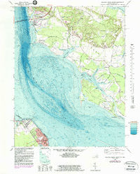Colonial Beach North Virginia Historical topographic map, 1:24000 scale, 7.5 X 7.5 Minute, Year 1968
