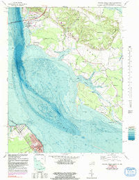 Colonial Beach North Virginia Historical topographic map, 1:24000 scale, 7.5 X 7.5 Minute, Year 1968