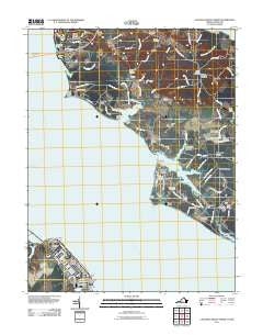 Colonial Beach North Virginia Historical topographic map, 1:24000 scale, 7.5 X 7.5 Minute, Year 2011