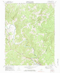 Columbia Virginia Historical topographic map, 1:24000 scale, 7.5 X 7.5 Minute, Year 1970