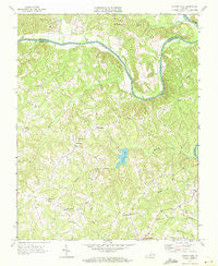 Conner Lake Virginia Historical topographic map, 1:24000 scale, 7.5 X 7.5 Minute, Year 1968