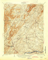 Covesville Virginia Historical topographic map, 1:62500 scale, 15 X 15 Minute, Year 1929