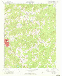 Crewe East Virginia Historical topographic map, 1:24000 scale, 7.5 X 7.5 Minute, Year 1968