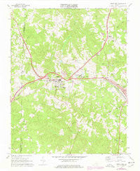 Crewe West Virginia Historical topographic map, 1:24000 scale, 7.5 X 7.5 Minute, Year 1968