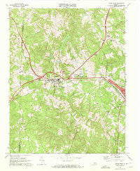 Crewe West Virginia Historical topographic map, 1:24000 scale, 7.5 X 7.5 Minute, Year 1968