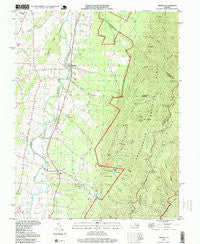 Crimora Virginia Historical topographic map, 1:24000 scale, 7.5 X 7.5 Minute, Year 1997