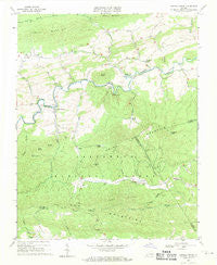 Cripple Creek Virginia Historical topographic map, 1:24000 scale, 7.5 X 7.5 Minute, Year 1968