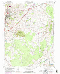 Culpeper East Virginia Historical topographic map, 1:24000 scale, 7.5 X 7.5 Minute, Year 1973