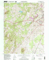 Culpeper West Virginia Historical topographic map, 1:24000 scale, 7.5 X 7.5 Minute, Year 1997