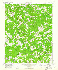 Dabneys Virginia Historical topographic map, 1:24000 scale, 7.5 X 7.5 Minute, Year 1943