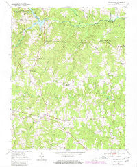 Danieltown Virginia Historical topographic map, 1:24000 scale, 7.5 X 7.5 Minute, Year 1951