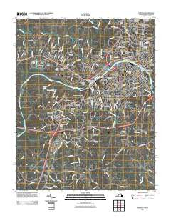 Danville Virginia Historical topographic map, 1:24000 scale, 7.5 X 7.5 Minute, Year 2011