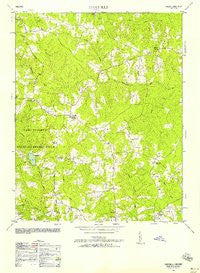 Darvills Virginia Historical topographic map, 1:24000 scale, 7.5 X 7.5 Minute, Year 1950