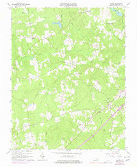 De Witt Virginia Historical topographic map, 1:24000 scale, 7.5 X 7.5 Minute, Year 1963