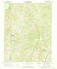 Deatonville Virginia Historical topographic map, 1:24000 scale, 7.5 X 7.5 Minute, Year 1968
