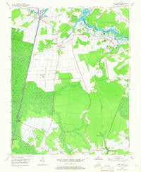 Deep Creek Virginia Historical topographic map, 1:24000 scale, 7.5 X 7.5 Minute, Year 1954