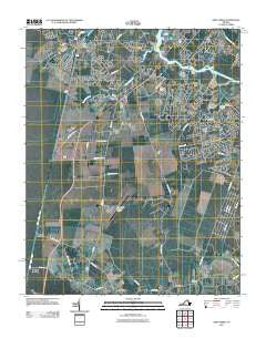 Deep Creek Virginia Historical topographic map, 1:24000 scale, 7.5 X 7.5 Minute, Year 2011