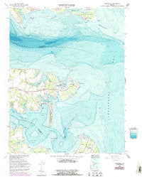 Deltaville Virginia Historical topographic map, 1:24000 scale, 7.5 X 7.5 Minute, Year 1964