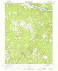 Diana Mills Virginia Historical topographic map, 1:24000 scale, 7.5 X 7.5 Minute, Year 1967