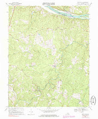 Diana Mills Virginia Historical topographic map, 1:24000 scale, 7.5 X 7.5 Minute, Year 1967