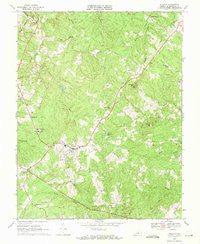 Dillwyn Virginia Historical topographic map, 1:24000 scale, 7.5 X 7.5 Minute, Year 1968