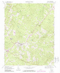 Dillwyn Virginia Historical topographic map, 1:24000 scale, 7.5 X 7.5 Minute, Year 1968