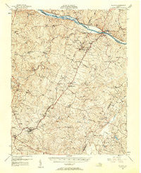 Dillwyn Virginia Historical topographic map, 1:62500 scale, 15 X 15 Minute, Year 1958