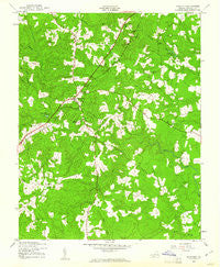 Dinwiddie Virginia Historical topographic map, 1:24000 scale, 7.5 X 7.5 Minute, Year 1943