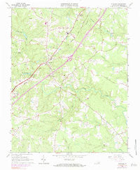 Dinwiddie Virginia Historical topographic map, 1:24000 scale, 7.5 X 7.5 Minute, Year 1963