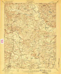 Doswell Virginia Historical topographic map, 1:62500 scale, 15 X 15 Minute, Year 1918