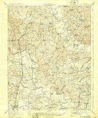 Doswell Virginia Historical topographic map, 1:62500 scale, 15 X 15 Minute, Year 1918