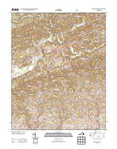 Dungannon Virginia Historical topographic map, 1:24000 scale, 7.5 X 7.5 Minute, Year 2013