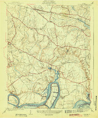 Dutch Gap Virginia Historical topographic map, 1:31680 scale, 7.5 X 7.5 Minute, Year 1943