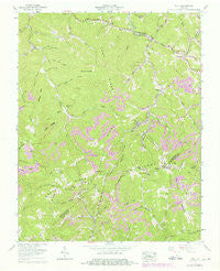 Duty Virginia Historical topographic map, 1:24000 scale, 7.5 X 7.5 Minute, Year 1958
