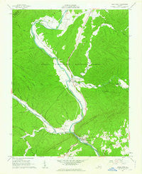 Eagle Rock Virginia Historical topographic map, 1:24000 scale, 7.5 X 7.5 Minute, Year 1962