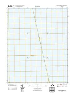 East of Fleets Bay Virginia Historical topographic map, 1:24000 scale, 7.5 X 7.5 Minute, Year 2013