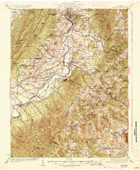 Elkton Virginia Historical topographic map, 1:62500 scale, 15 X 15 Minute, Year 1937